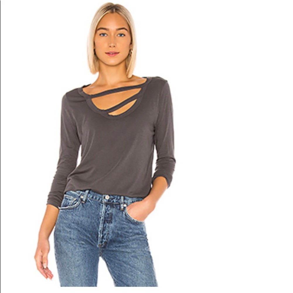 Lamade long sleeve grey shirt